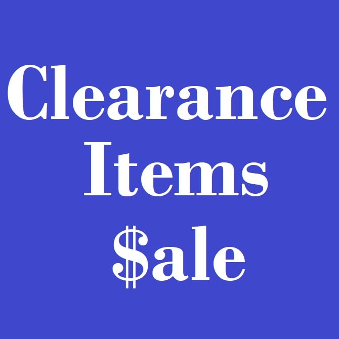 Clearance Items List
