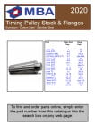 Downloadable PDF Catalogue Timing Pulley Stock